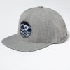 Midnight Wave Snapback Hat (Gray) Photo 1